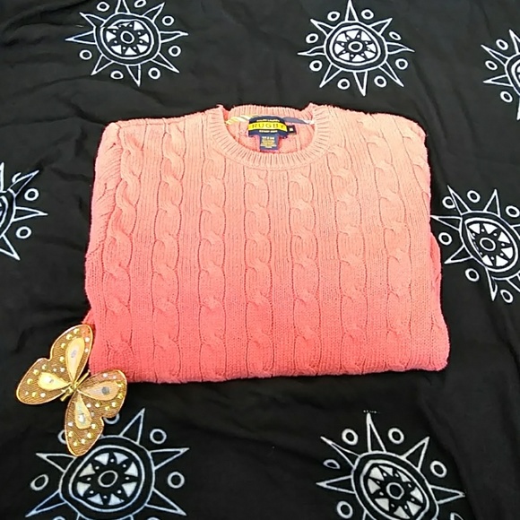 🎈🎈RUGBY RALPH LAUREN CABLE STYLE SWEATER SIZE M - Picture 1 of 6